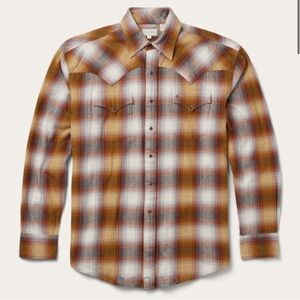 Plaid Button-Up Shirt